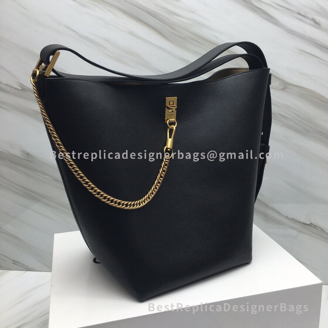 Givenchy Mini GV Bucket Bag In Black Suede Leather GHW 29911